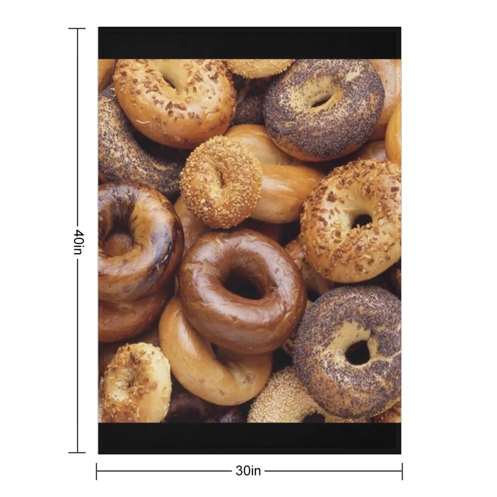 All About That Bagel Throw Blanket Multi-Purpose Sleeping Bag Picnic Camping Blankets