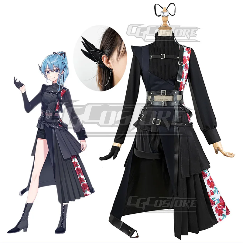 

Virtual Liver VTuber Hoshimachi Suisei Cosplay Costume Anime Dresses Christmas Halloween Free shipping CG1480WL