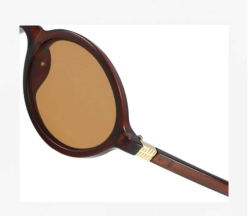 Niedliche ovale Sonnenbrille für Damen, trendige Sonnenbrille mit kleinem Rahmen, klassische Farbtöne, Luxus-Markendesign, Hipster, sexy Brillen – Detail 14