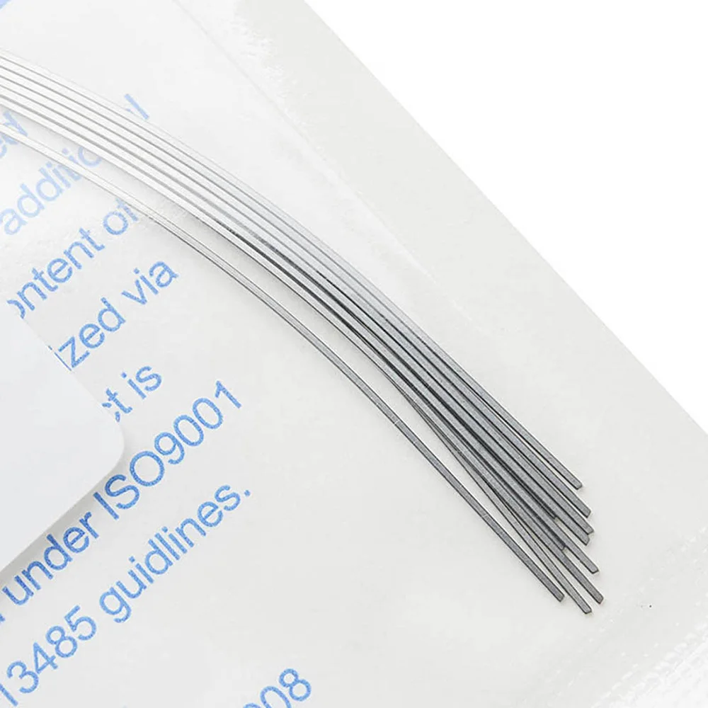 10pcs/pack AZDENT Dental Super Elastic Heat Thermal Activated Niti Orthodontic Arch Wires Oval Form Archwire Rectangular / Round