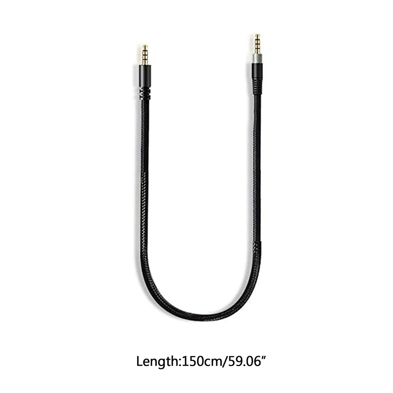 New 3.5mm Replacement Headphone Cable Audio Cord Line for HyperX- Cloud/Cloud for Alpha Gaming Headsets