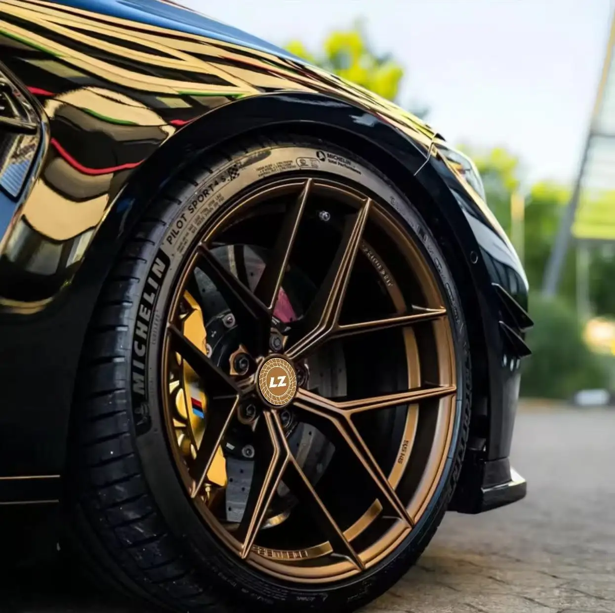 JJS خاص مخصص مقعر عميق مزورة مصقول 5x120 5x112 5x114.3 18 19 20 21 22 بوصة جنوط عجلات السباق