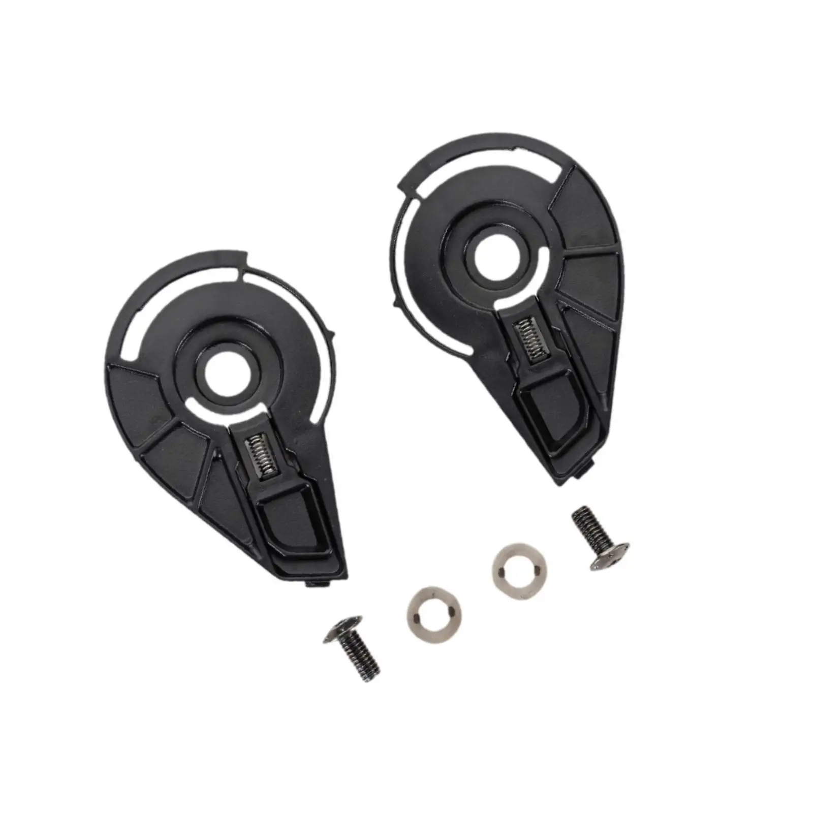 オープンフェイスヘルメットベース、バイクヘルメットバイザーベースプレート、SM965用ヘルメットレンズ固定ベース