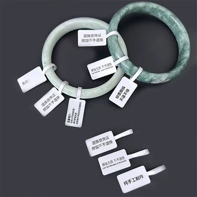 مجوهرات التسمية الحرارية ذاتية اللصق السعر ملصق العلامة قلادة القرط حلقة دائم للطباعة لفة تسميات ورقة زخرفة العرض