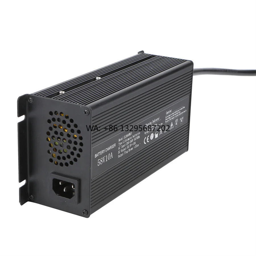 

13S 14S 20Ah 24Ah Lithium Ion 54.6V 58.8V 48V 8A 10A Li Ion Fast Battery Charger for Electric E Bike