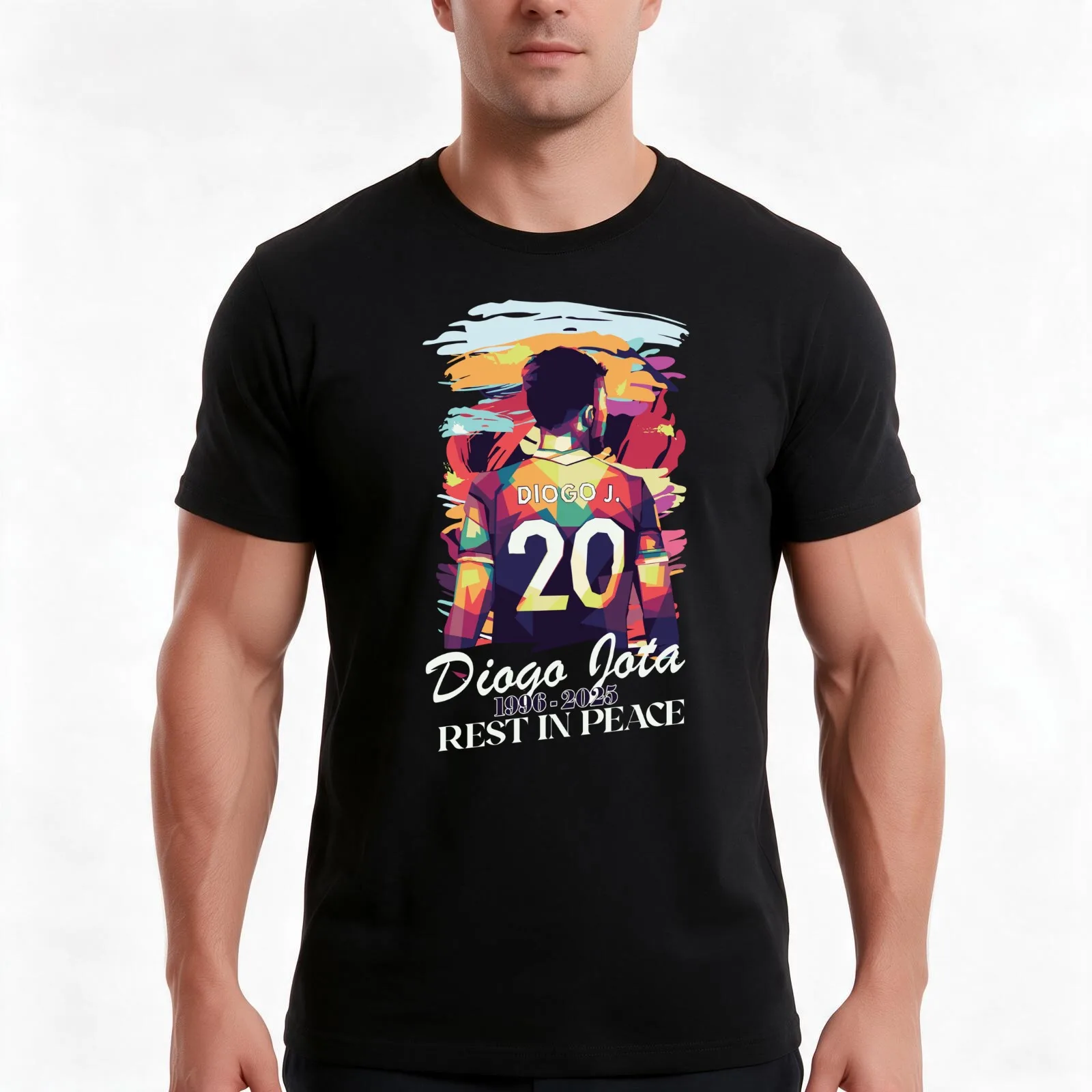 Rest jn peace Diogo Jotta R.I.P Diogo José T-Shirt Summer Casual Cotton Tee Oversized Streetwear Tops Vintage Graphic Print