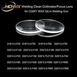 JHCHMX 레이저 핸드 홀드 용접 클린 D16/20 시준기 초점 렌즈, CQWY WSX QiLin HanWei Sup Au3tech 용접 건용 D20 * 4.5-F150