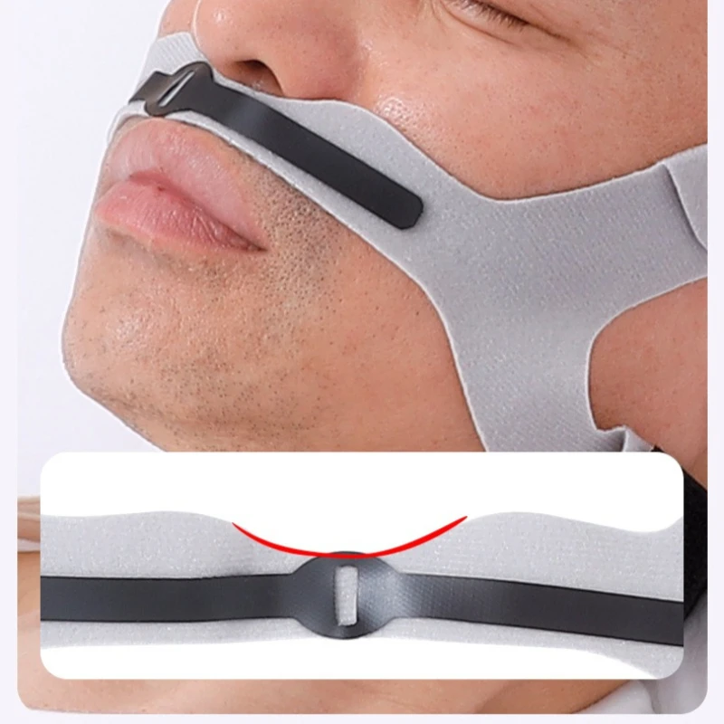 Adjustable Nasogastric Tube Fix Head Strap  Special Retainer for Bedridden Elders to Secure Feeding Tube and Oxygen Cannula
