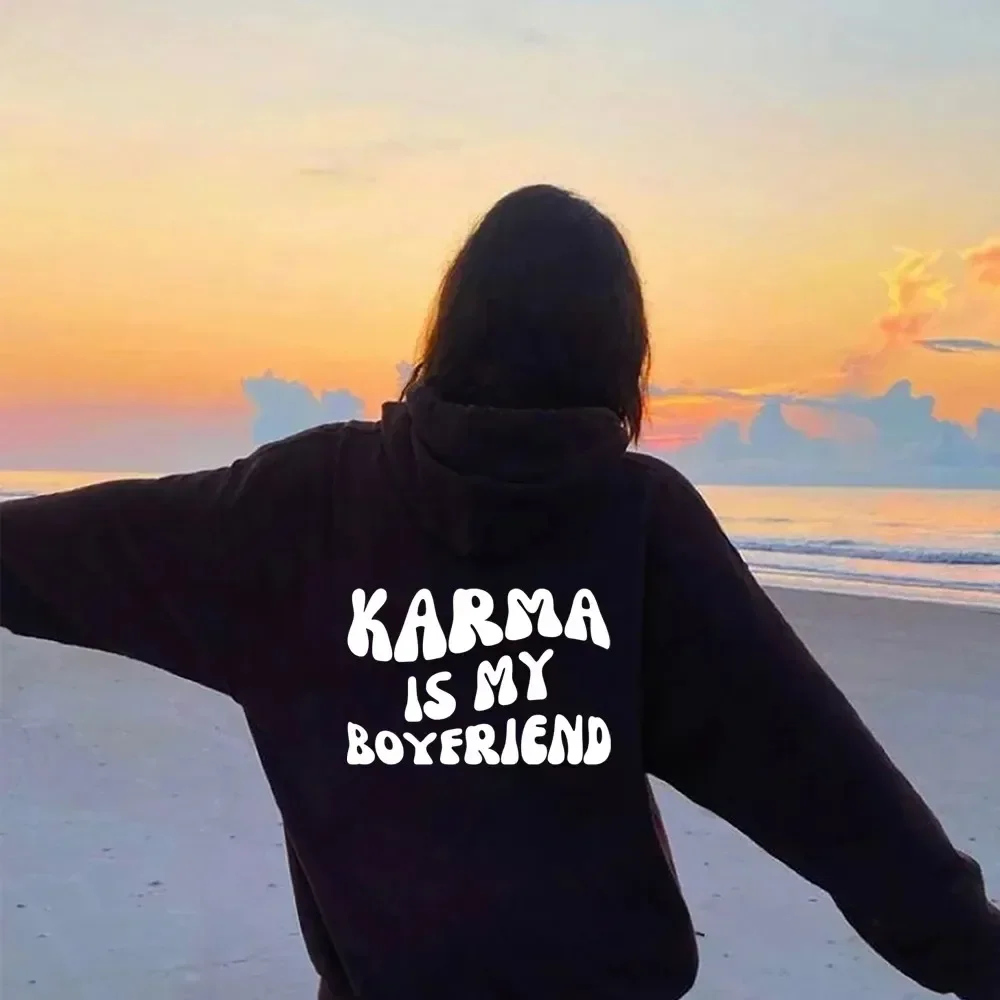 Karma Is My Boyfriend Bluza z kapturem Midnight Inspiration Bluza z kapturem Poznaj mnie Midnight Lyric Hodoies Kawaii Plus Size Hoodie