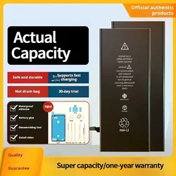 100% NEW High Capacity Battery for IPhone 13Pro 14Plus 15Pro 6 7 8 X XR XS Max 11 Pro 12Pro Max 14 Full Range with Tools