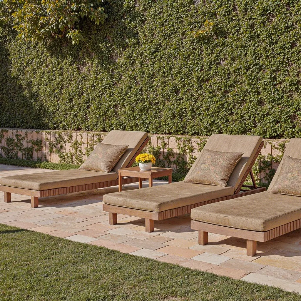 2026 Hot Sale Sigma Customized Durable Modern Teak Solid Wood Eco-Friendly Waterproof Comfortable Farmhouse Outdoor Sofa