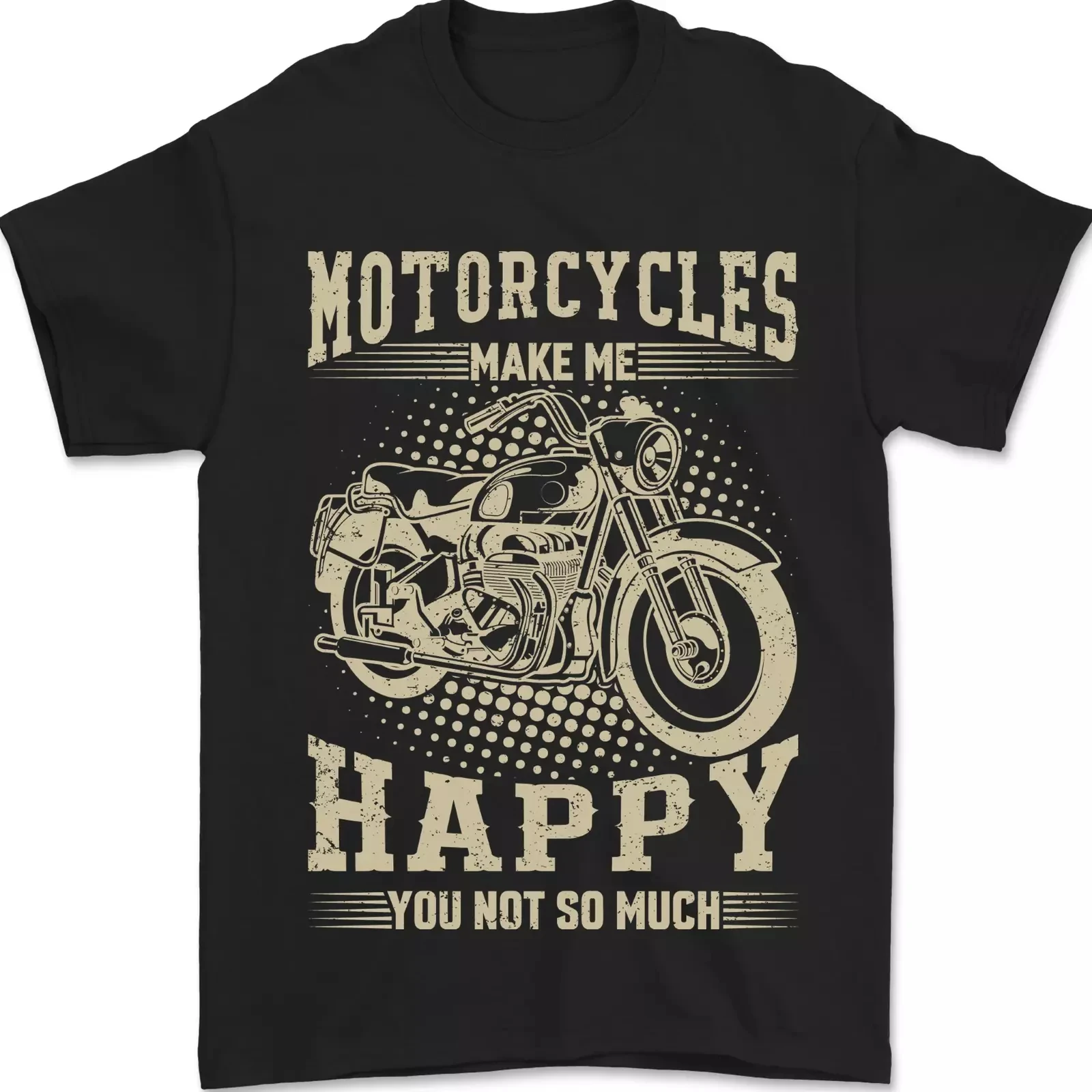

Motorcycle Lover T-shirt Men's Summer Sweat-absorbing Breathable Top Cotton Round Neck Short-sleeved Fashion Men's Clothing
