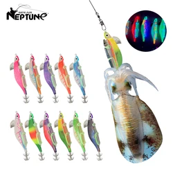 Squid Jig Webfoot Octopus Egi Bundled Luminous Cuttlefish Hook Artificial Hard Bait Saltwater Shrimp Lure Sea Goods for Fishing