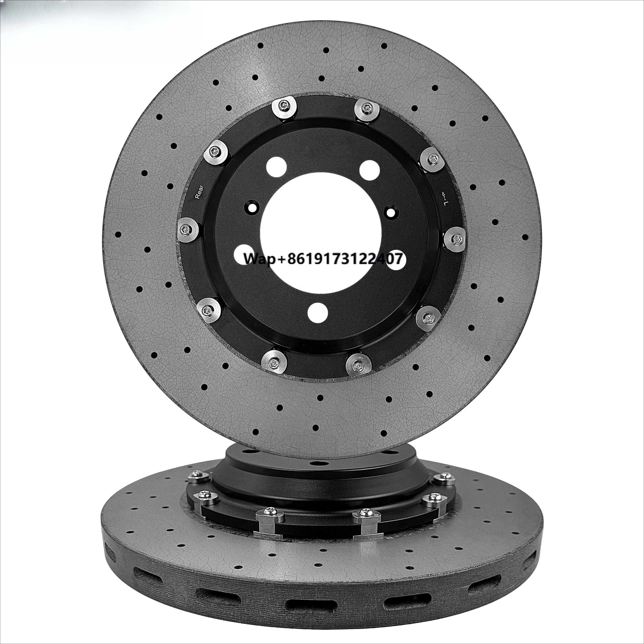 Break Rotor Pads Price Rear 390mm 32mmCarbon Ceramic Brake Disc for 2024 911 GT3