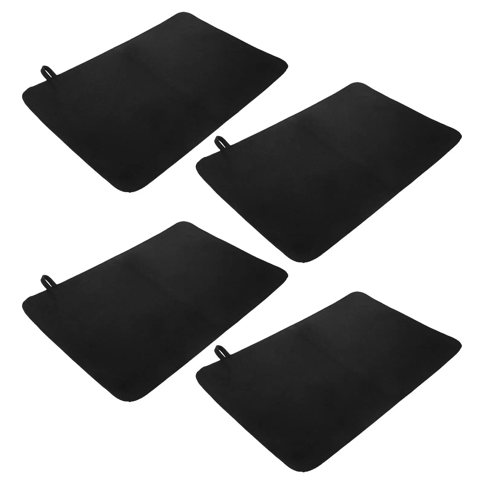 4Pcs Sauna Mat Felt Insulation Cushion Ground Temperature Isolation Nonskid Quiet Bath Mat for Sauna Room Hot Spring Shower Spa