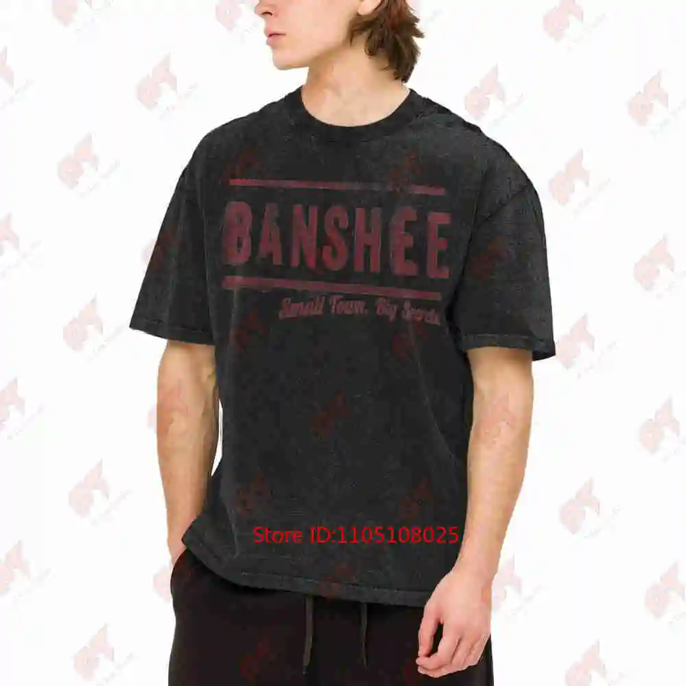 Banshee Vintage Washed Tee Pure Cotton T-Shirt