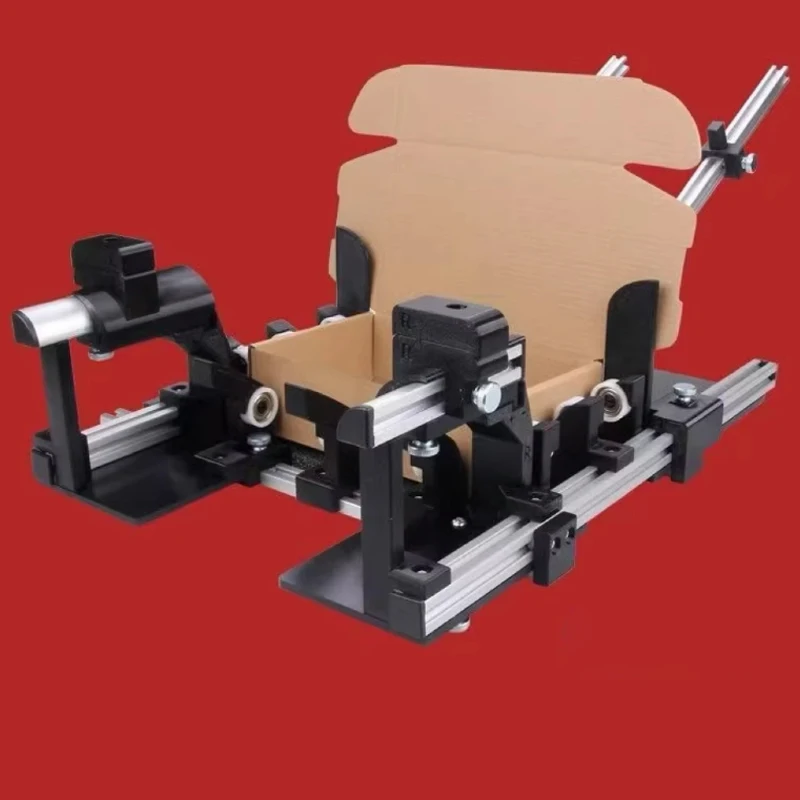 Airplane Box Folding Fixture Box Folding Assistant Tool Manual Tool Packing Machine Folding Fixture with Adjustable Dimensions