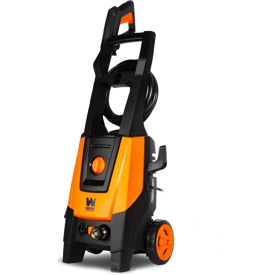 2300 PSI elektrische hogedrukreiniger met wielset en 1,4 GPM instelbaar debiet voor efficiënte huis- en buitenreinigingsapparaat