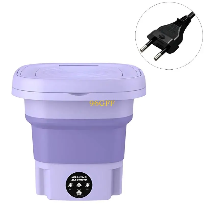 96GF Compact Travel Washer Energy Saving Folding Portable Washing Machine Portable Underwear Panties Washer for Small Spaces