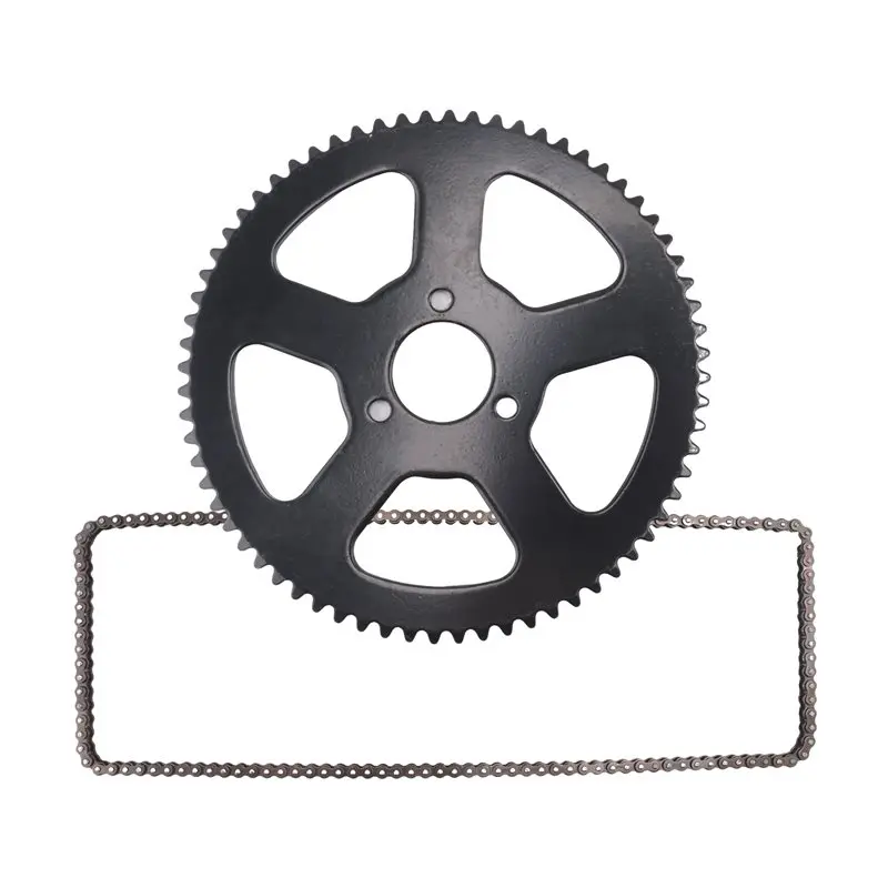 WF-25H 136 Chain + 68T Sprocket 2 Stroke 47CC 49CC For Mini Small Sports Car Pocket Bike Off-Road Motorcycle Accessories