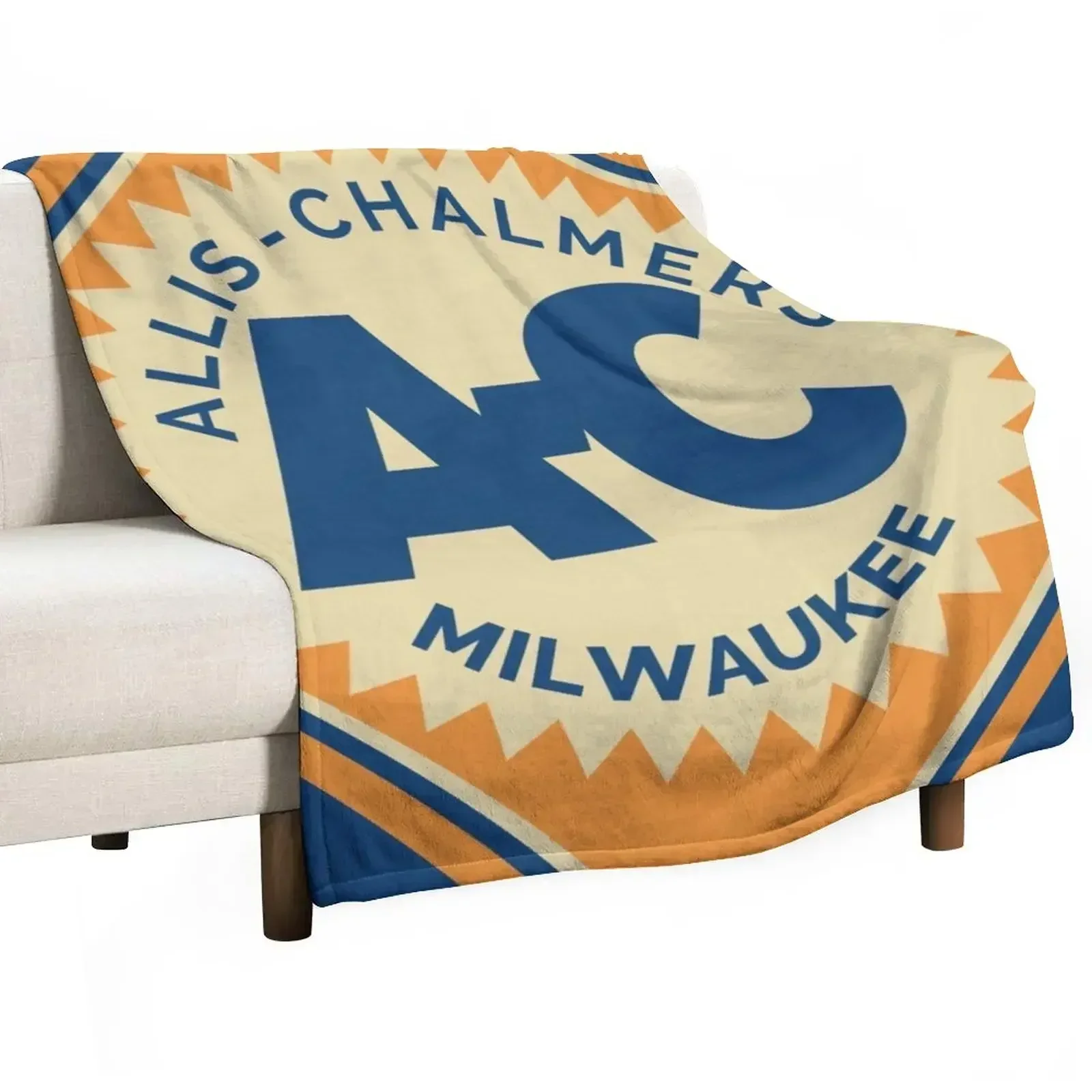 Allis Chalmers retro logo Throw Blanket decorative Decorative Beds funny gift Travel Quilt Soft Big Blankets
