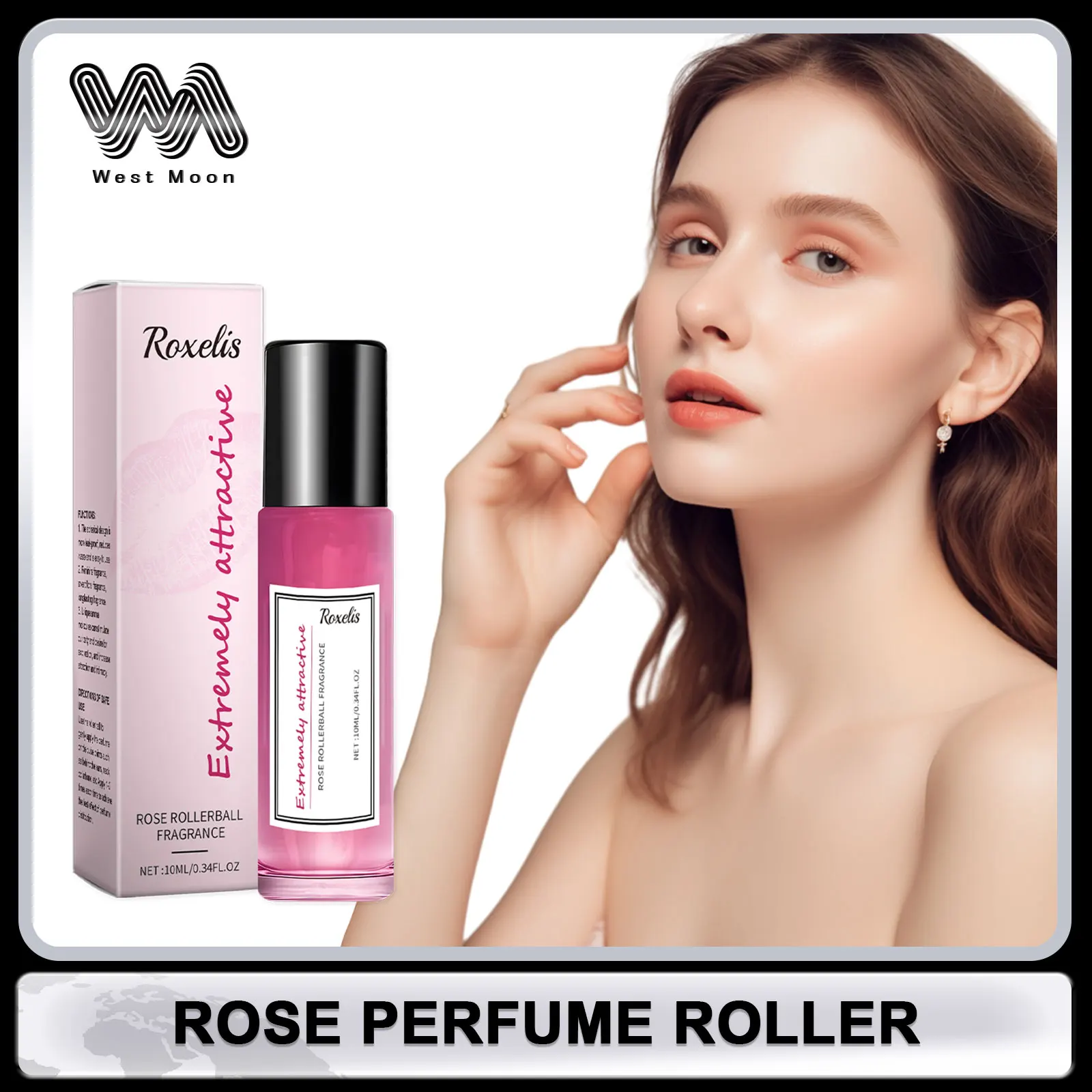 

Rose Perfume Long Lasting Fragrance Body Perfume Spray Aroma Floral Plant Neck Fresh Perfume Roller Pheromone Perfume for Women