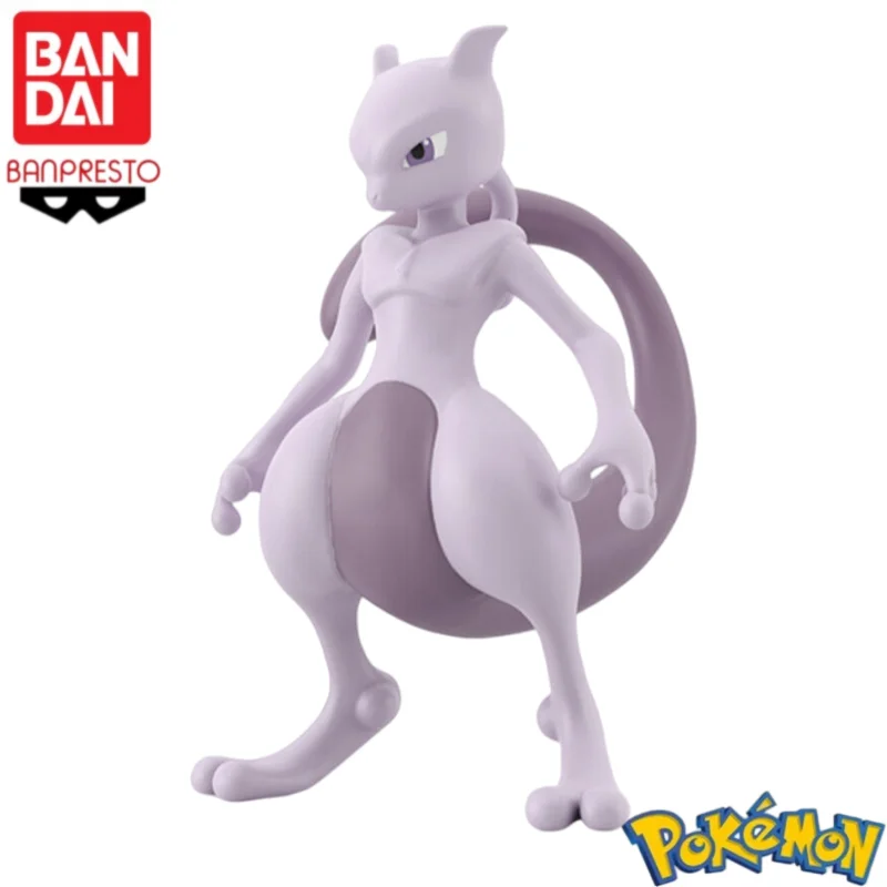 بانداي الأصلي أنيمي الشكل لعب للأطفال مقياس العالم البوكيمون Mewtwo Mew Ivysaur بيكاتشو Charmeleon Eevee Wartortle دمى هدايا