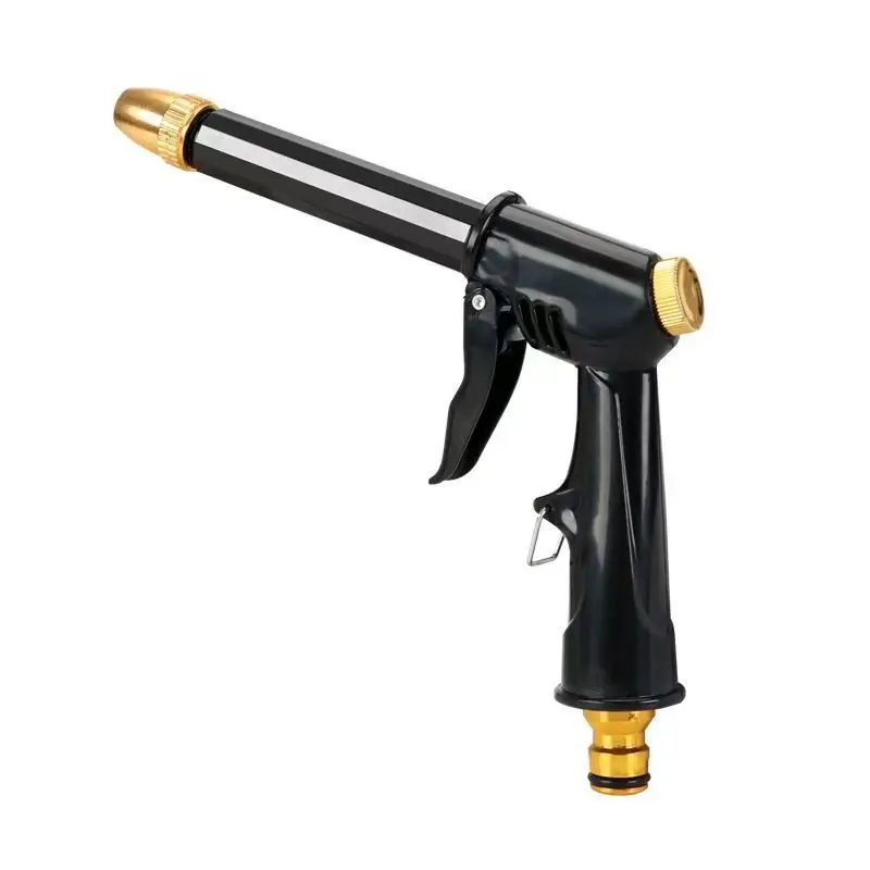H2 car wash high-pressure water gun nozzle, multifunctional car and residential dual-use gardening water gun with faucet adapter
