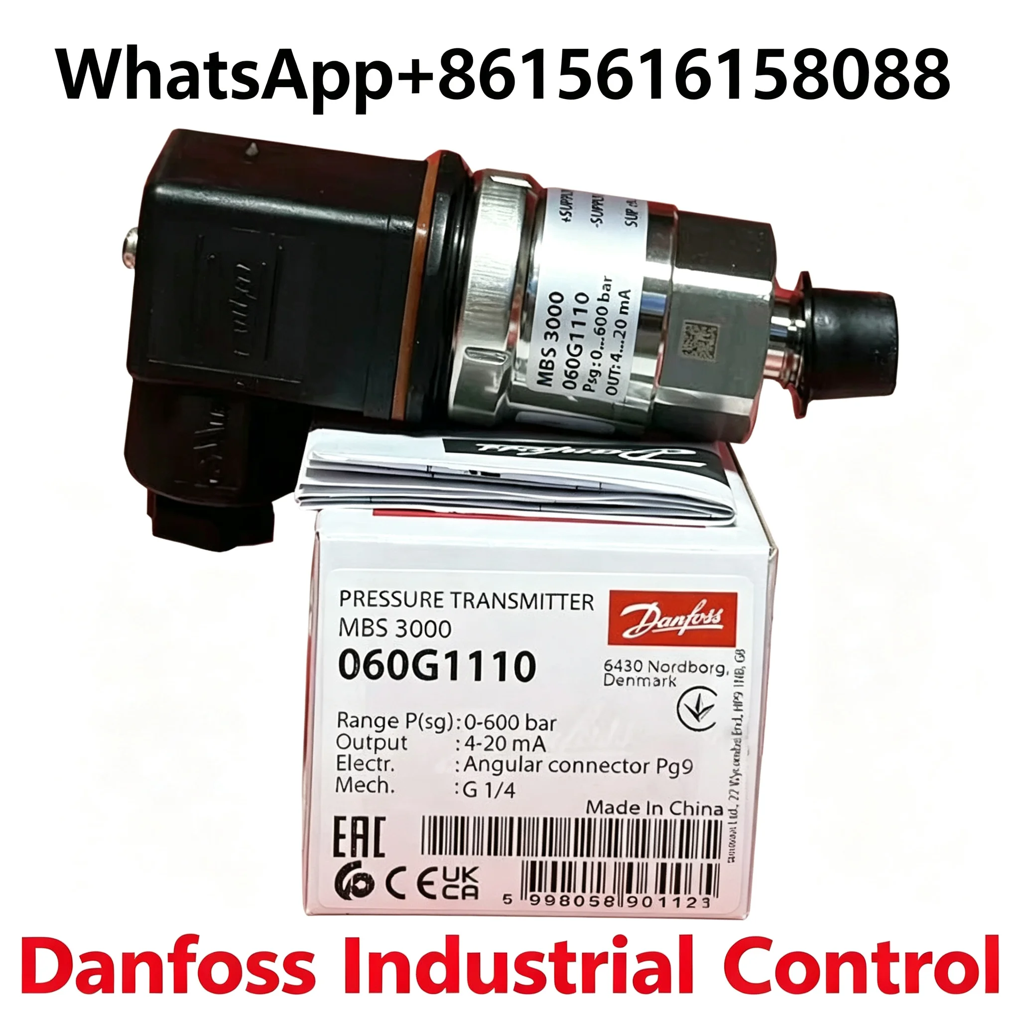060G1107  060G1112  060G1111  060G1109  060G1110 Danfoss Pressure Sensor MBS3000 060G3815  060G3833  060G1106