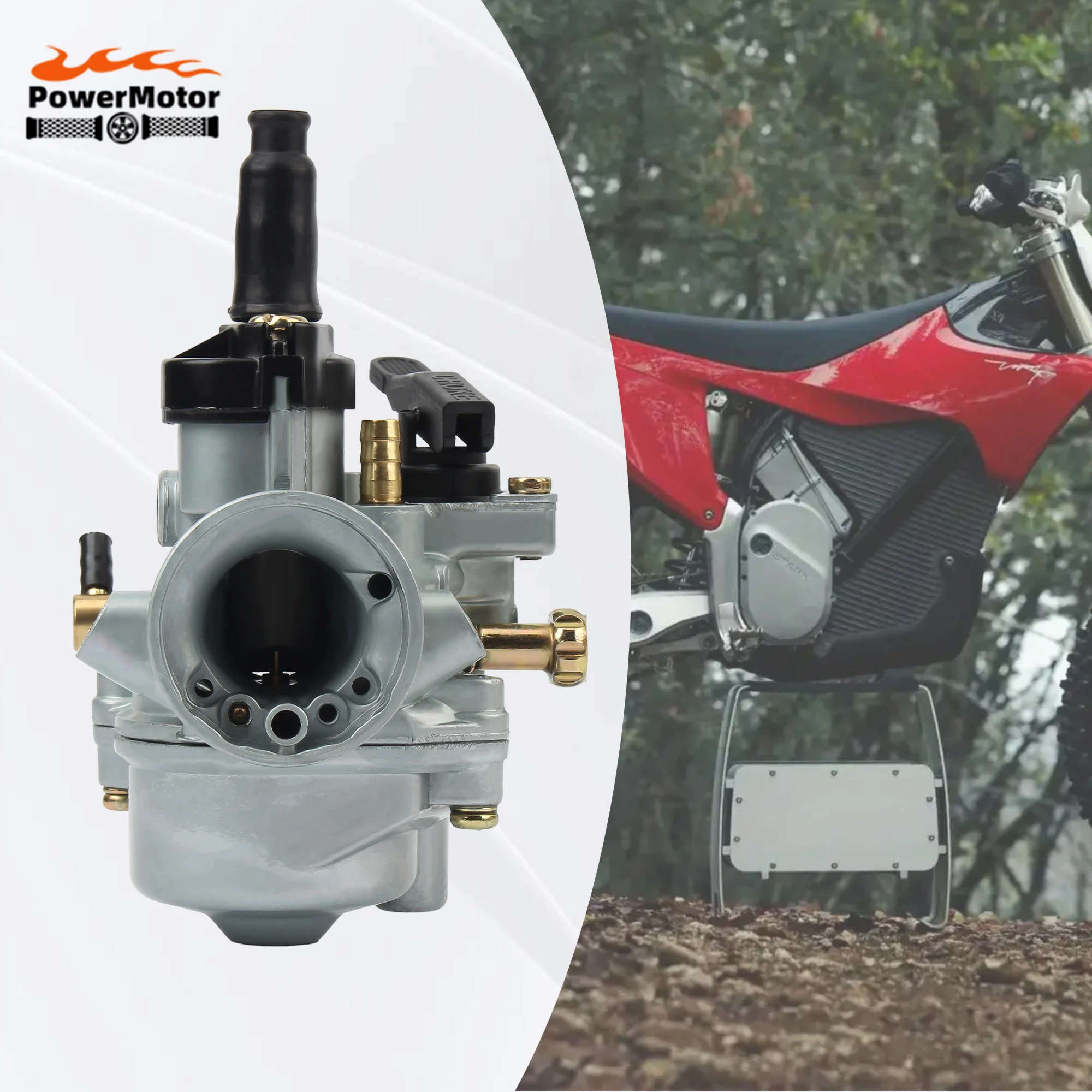 

Motorcycle Carburetor 17.5mm PHVA ED For Dellorto Tomos A55 50cc 80cc Puch PHBG Carb Mofas Moped Scooter Modified Accessories