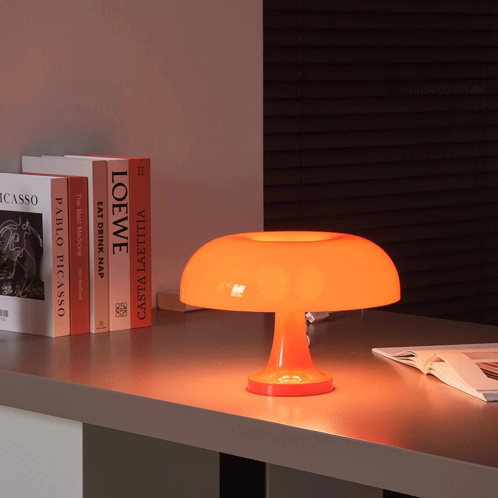 LED classic mushroom table lamp bedroom bedside living room bedside study hotel decorative lighting modern simple table lamp