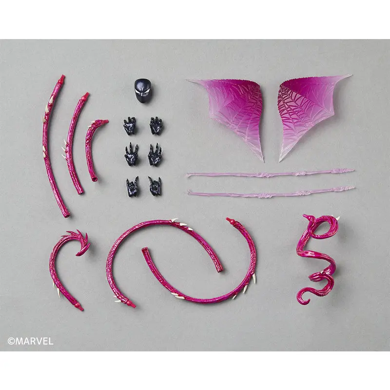 Ko Venom Gwen Revoltech Amazing Yamaguchi Symbiote Spider Gwen Anime Dekorative Actionfigur Modell Sammlerstück Jungen Spielzeug Geschenke – Detail 4
