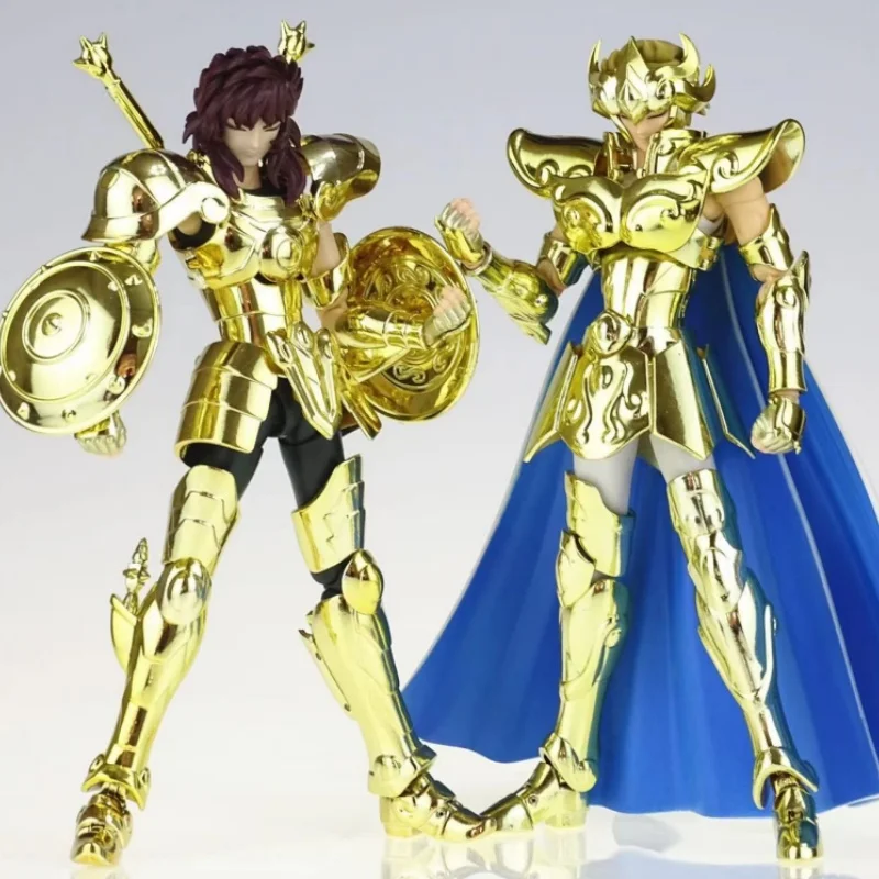 

Anime Action Figure Cs Model Gold Saint Seiya Myth Cloth Ex Leo Aiolia Knight Zodiac Pvc Model Toys Collection Gifts