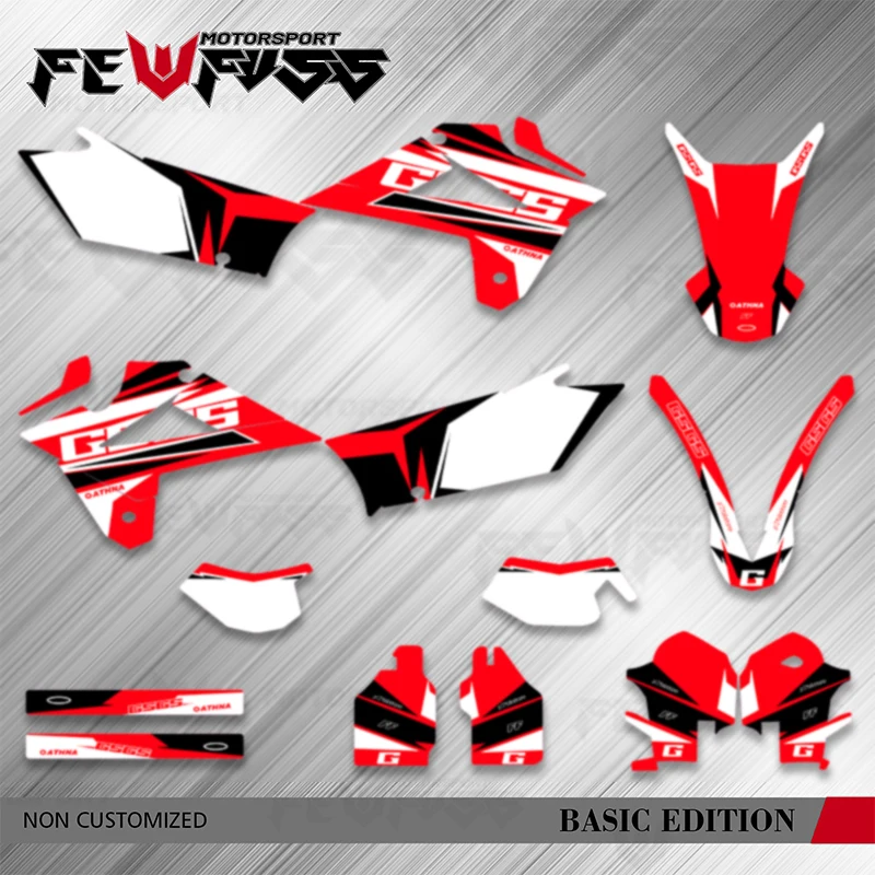 

Fewfuss For Gas Gas GASGAS EC 125 200 250 300 450 2007-2009 Full Graphics Decals Stickers Motorcycle Background Custom Name