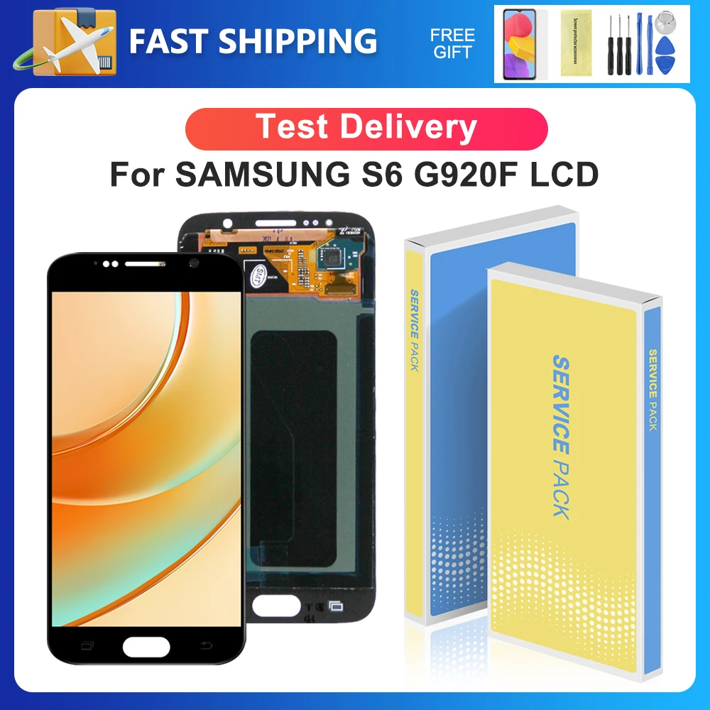 S6 For Samsung 5.1''For  G9200 G920 G920F LCD Display Touch Screen Digitizer Assembly Replacement