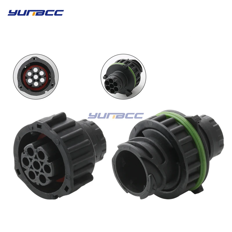 5 Sets 7 Pin Tyco Amp TE 1.5MM BU-STE KPL CIRCULAR DIN HOUSINGS Male Female Round Connector 968421-1 967650-1 1718230-1 1718230