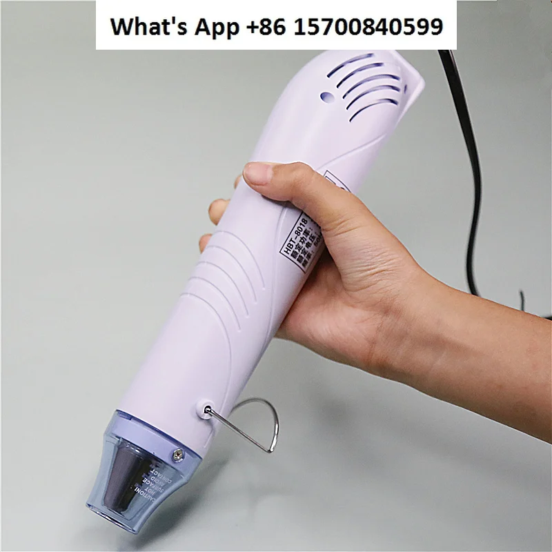 Heat Gun Rubber Seal with Heat Shrinkable Sheet for DIY Hand Painted Embossing Powder Tool for Craft And Art Projects