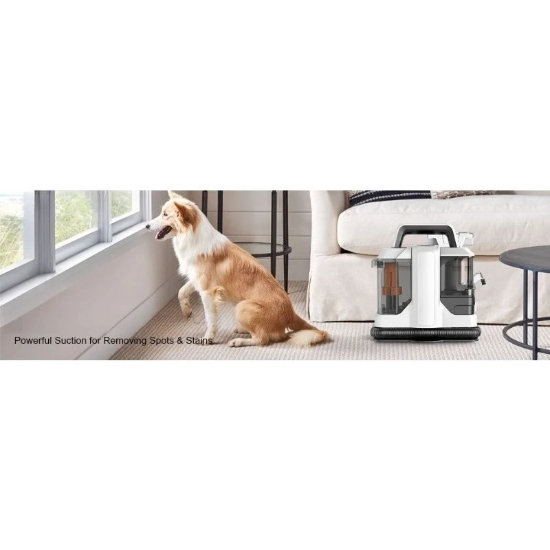Portable Household Upholstery Spot Extractor High‑Suction Spray‑Scrub‑Extract Device for Fabric Sofa Deep Stain Removal
