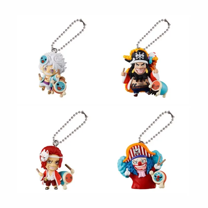 BANDAI Gashapon One Piece x Taiko no Tatsujin Anime Chaveiro