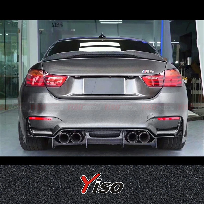 Suitable for M3 F80 M4 F82 PSM rear lip Modified encirclement Rear spoiler Carbon fiber Rear Lip