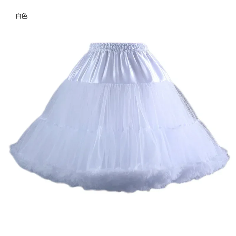 

Women Underskirt Short Crinoline Skirt Lolita Petticoat Dress