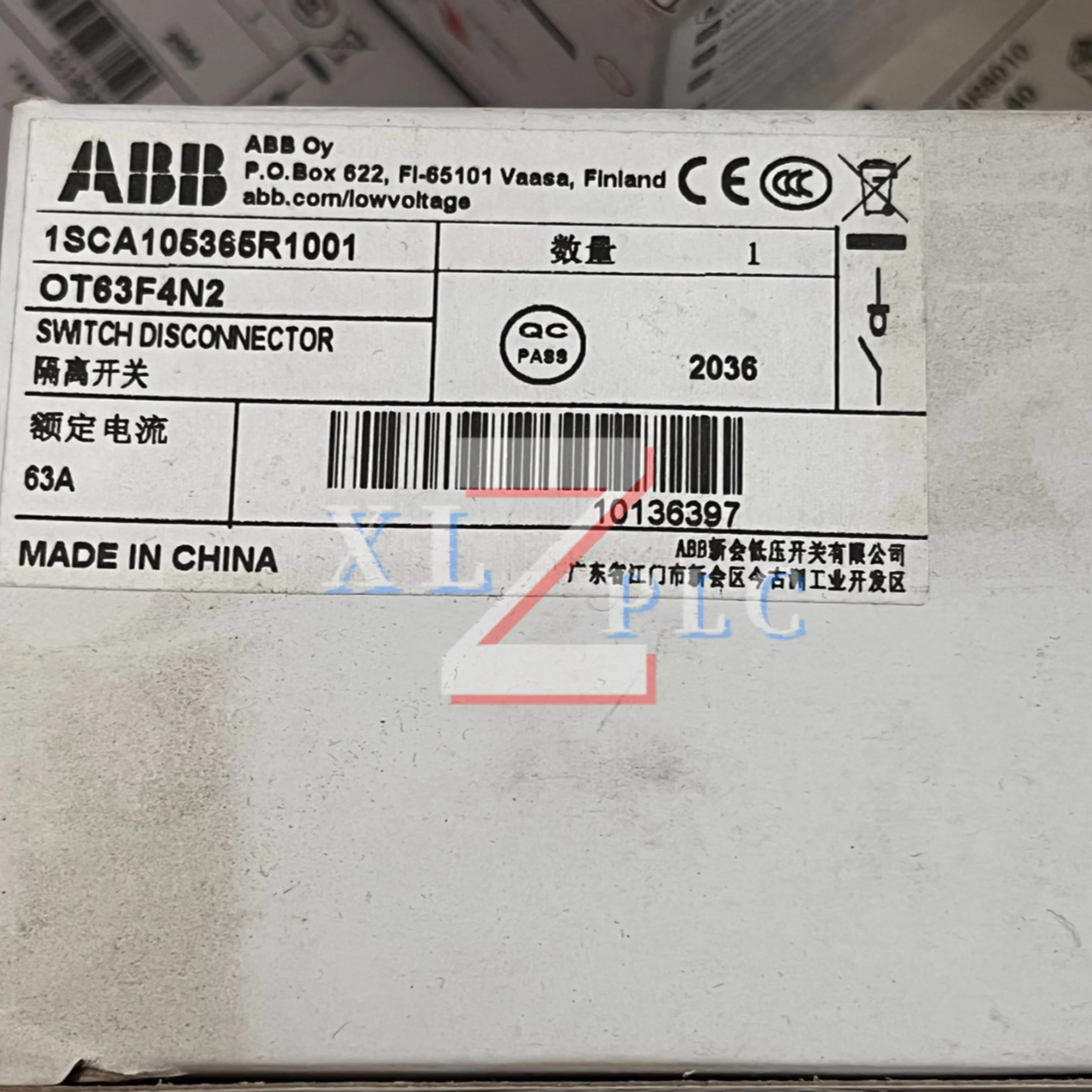 Scheidingsschakelaar nieuwe originele OT63F3 OT63F4N2