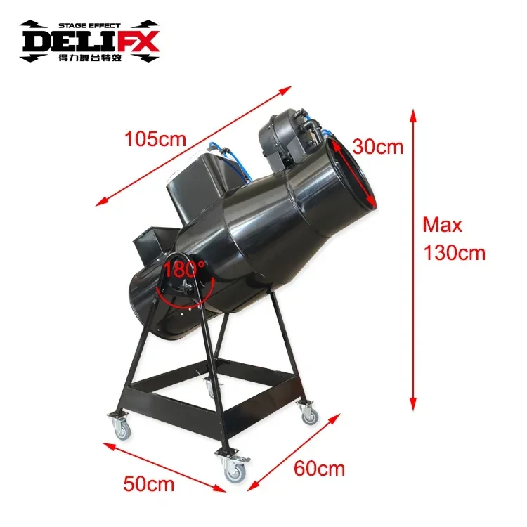 جودة عالية آمنة مستقرة العمل الصامت 10L خزان 220 فولت 2500 واط آلة سقوط الثلج القوية الثلوج الاصطناعي صنع مدفع الثلج