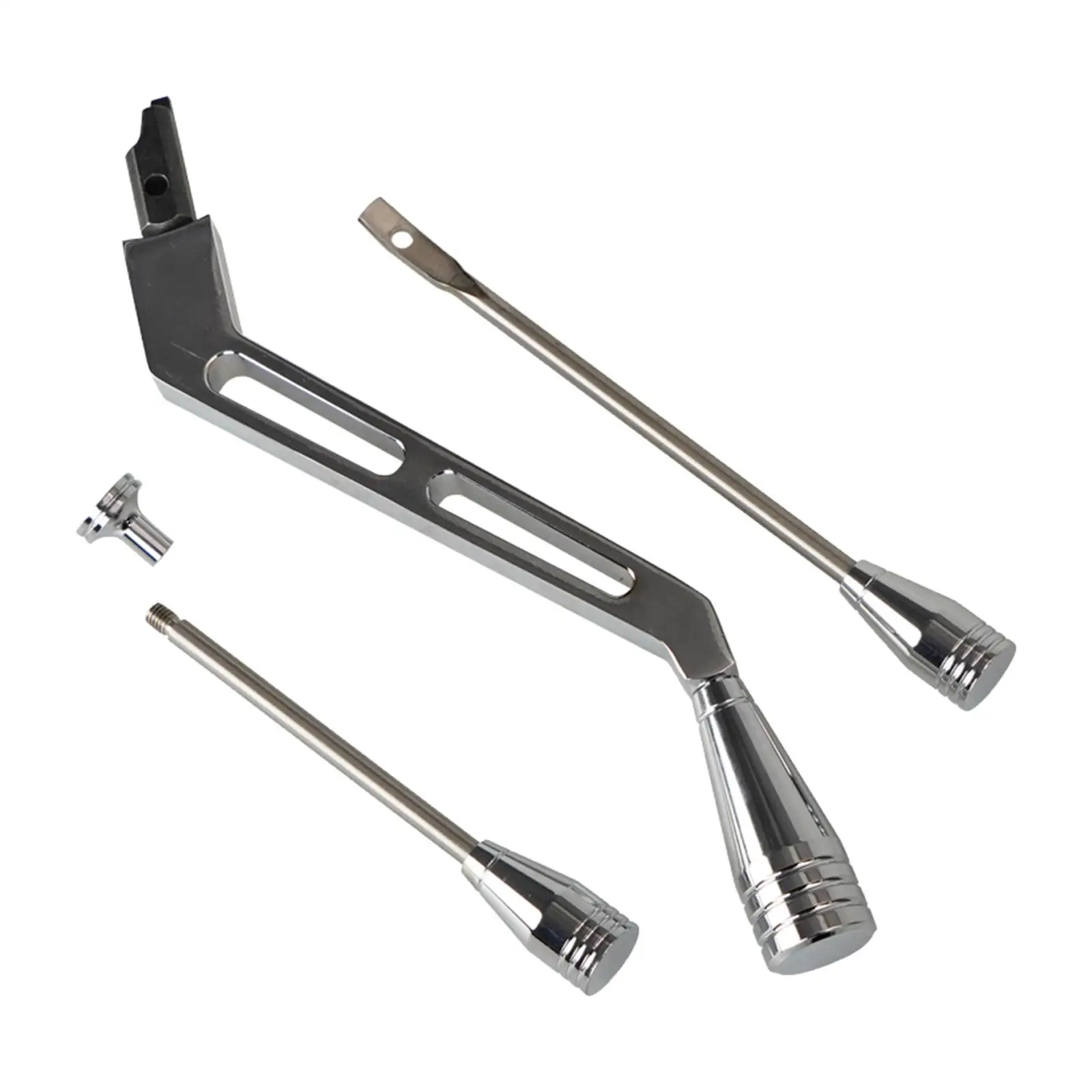 Shifter Lever Kit Professional Metal for GM 1967 to 1994 Tilt Lever 13.5cm, Flasher Knob 1.9cm Stable Performance Polished image 4
