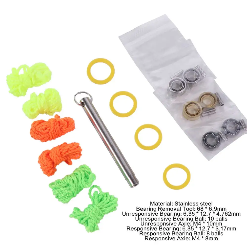 Outil de démontage de roulements de yoyo en acier inoxydable pour yoyos non réactifs, roulements de yoyo haute précision avec axes