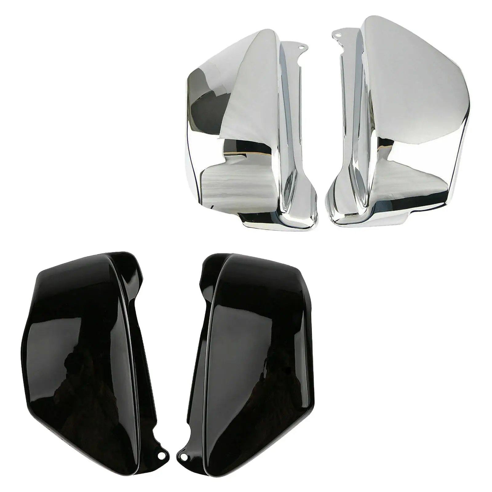 2Pcs Chrome Battery Side Fairing Cover Left Right ABS Two Sides Guard Protector Fits for Honda Magna Vf750 Vf750C Accessories