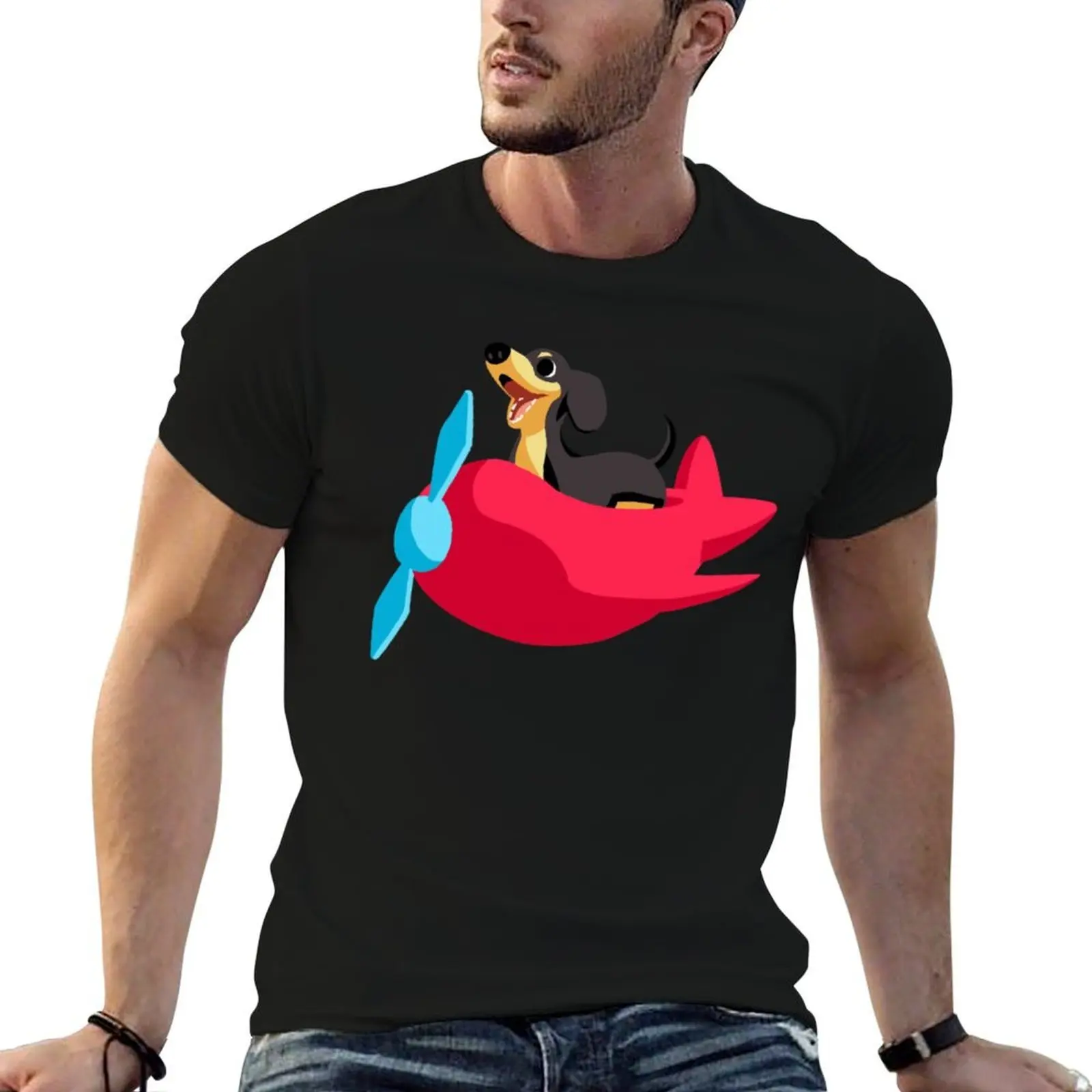 T-shirt officiel Dog of Wisdom, grande taille, assorti à tout
