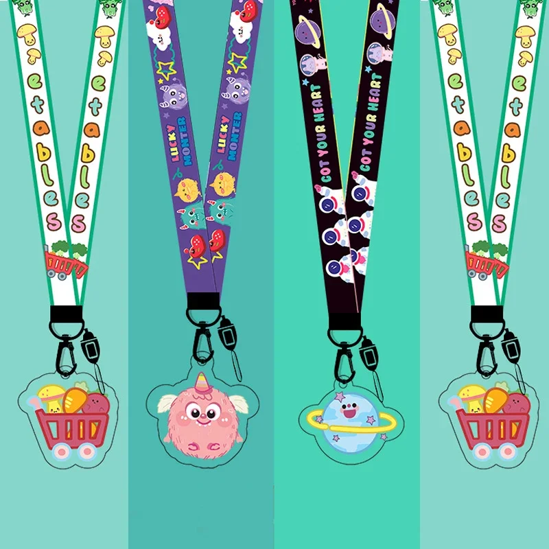 DHK Custom Stock Lanyard Ribbon Double Faced Printed Thickened Polyester DIY Craft Decoration S2160