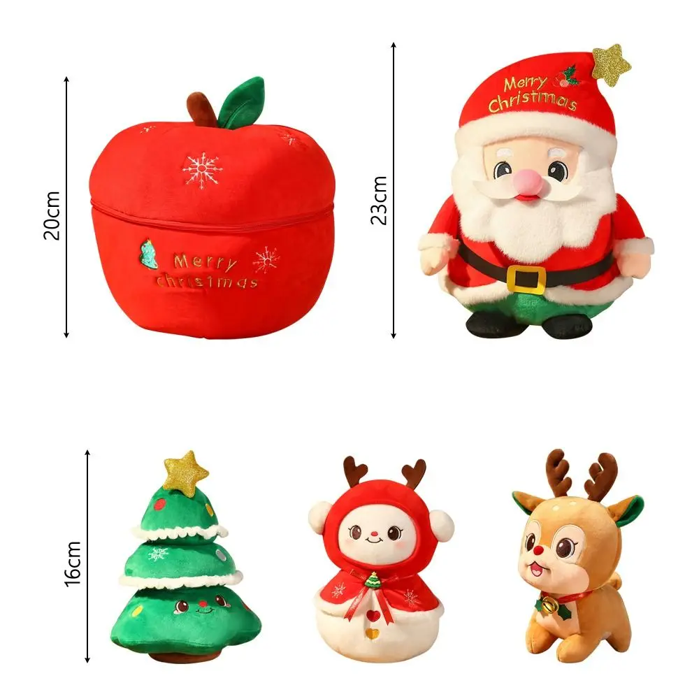 2024 Soft Santa Claus Plush ของเล่นน่ารัก Surprise คริสต์มาสของขวัญเดสก์ท็อปตกแต่ง