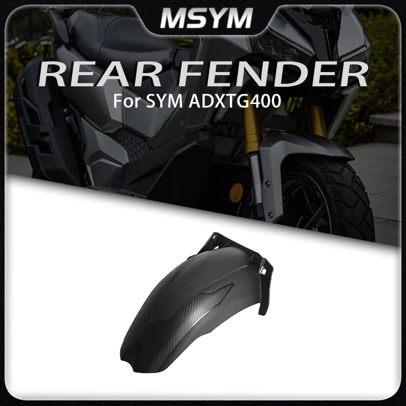 

For SYM ADXTG 400 ADXTG400 adxtg400 2024 2025 Rear Wheel Extended Fender Splash Protector Rear Tire Extension Hugger Mudguard